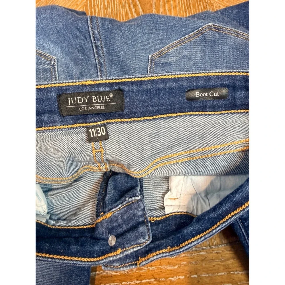 Judy Blue Boot Cut Jeans Dark Blue Size 11/30‎